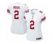 Women Nike New York Giants #2 Aldrick Rosas Game White NFL Jersey