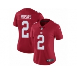 Women Nike New York Giants #2 Aldrick Rosas Red Alternate Vapor Untouchable Limited Player NFL Jersey
