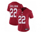 Women Nike New York Giants #22 Wayne Gallman Red Alternate Vapor Untouchable Limited Player NFL Jersey
