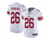 Women Nike New York Giants #26 Orleans Darkwa White Vapor Untouchable Limited Player NFL Jersey