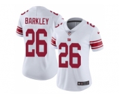 Women Nike New York Giants #26 Saquon Barkley White Stitched NFL Vapor Untouchable Limited Jersey