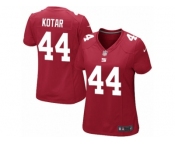 Women Nike New York Giants #44 Doug Kotar Game Red Alternate NFL Jersey