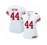 Women Nike New York Giants #44 Doug Kotar Game White NFL Jersey