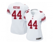 Women Nike New York Giants #44 Doug Kotar Game White NFL Jersey