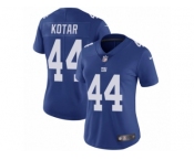 Women Nike New York Giants #44 Doug Kotar Royal Blue Team Color Vapor Untouchable Limited Player NFL Jersey