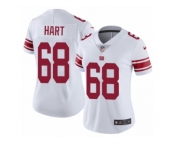 Women Nike New York Giants #68 Bobby Hart White Vapor Untouchable Limited Player NFL Jersey