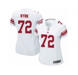 Women Nike New York Giants #72 Kerry Wynn Game White NFL Jersey