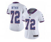 Women Nike New York Giants #72 Kerry Wynn Limited White Rush Vapor Untouchable NFL Jersey