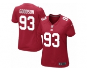 Women Nike New York Giants #93 B.J. Goodson Game Red Alternate NFL Jersey