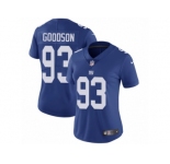 Women Nike New York Giants #93 B.J. Goodson Royal Blue Team Color Vapor Untouchable Limited Player NFL Jersey