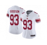 Women Nike New York Giants #93 B.J. Goodson White Vapor Untouchable Limited Player NFL Jersey