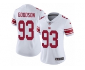 Women Nike New York Giants #93 B.J. Goodson White Vapor Untouchable Limited Player NFL Jersey