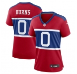 Women's New York Giants #0 Brian Burns Century Red Alternate Vapor Limited Football Stitched Jersey