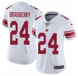 Women's New York Giants #24 James Bradberry White Stitched Vapor Untouchable Limited Jersey
