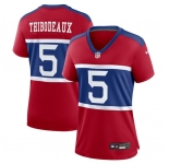 Women's New York Giants #5 Kayvon Thibodeaux Century Red Alternate Vapor Limited Football Stitched Jersey