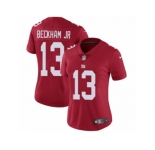 Women's Nike New York Giants #13 Odell Beckham Jr Vapor Untouchable Limited Red Alternate NFL Jersey