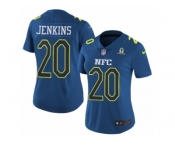 Women's Nike New York Giants #20 Janoris Jenkins Limited Blue 2017 Pro Bowl NFL Jersey