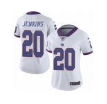 Women's Nike New York Giants #20 Janoris Jenkins Limited White Rush NFL Jersey