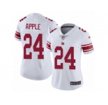 Women's Nike New York Giants #24 Eli Apple Vapor Untouchable Limited White NFL Jersey
