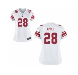 Women's Nike New York Giants #28 Eli Apple White NFL Jersey