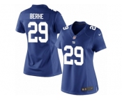 Women's Nike New York Giants #29 Nat Berhe Limited Royal Blue Team Color NFL Jersey