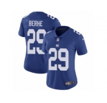 Women's Nike New York Giants #29 Nat Berhe Vapor Untouchable Limited Royal Blue Team Color NFL Jersey