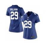 Women's Nike New York Giants #29 Wayne Gallman Limited Royal Blue Team Color NFL Jersey