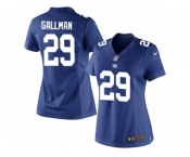 Women's Nike New York Giants #29 Wayne Gallman Limited Royal Blue Team Color NFL Jersey