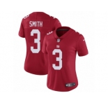 Women's Nike New York Giants #3 Geno Smith Vapor Untouchable Limited Red Alternate NFL Jersey