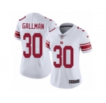 Women's Nike New York Giants #30 Wayne Gallman Vapor Untouchable Limited White NFL Jersey