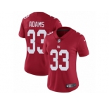 Women's Nike New York Giants #33 Andrew Adams Vapor Untouchable Limited Red Alternate NFL Jersey