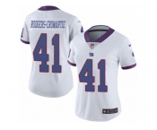 Women's Nike New York Giants #41 Dominique Rodgers-Cromartie Limited White Rush NFL Jersey