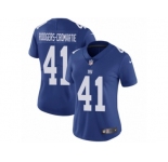 Women's Nike New York Giants #41 Dominique Rodgers-Cromartie Vapor Untouchable Limited Royal Blue Team Color NFL Jersey