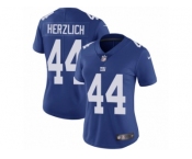 Women's Nike New York Giants #44 Mark Herzlich Vapor Untouchable Limited Royal Blue Team Color NFL Jersey