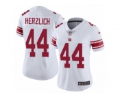 Women's Nike New York Giants #44 Mark Herzlich Vapor Untouchable Limited White NFL Jersey