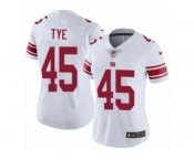 Women's Nike New York Giants #45 Will Tye Vapor Untouchable Limited White NFL Jersey