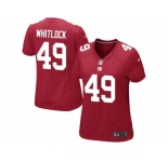 Women's Nike New York Giants #49 Nikita Whitlock Limited Red Alternate NFL Jersey