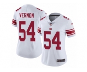 Women's Nike New York Giants #54 Olivier Vernon Vapor Untouchable Limited White NFL Jersey