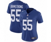 Women's Nike New York Giants #55 Ray-Ray Armstrong Royal Blue Team Color Vapor Untouchable Limited Player NFL Jersey