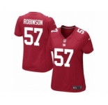 Women's Nike New York Giants #57 Keenan Robinson Limited Red Alternate NFL Jersey