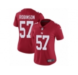 Women's Nike New York Giants #57 Keenan Robinson Vapor Untouchable Limited Red Alternate NFL Jersey