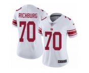 Women's Nike New York Giants #70 Weston Richburg Vapor Untouchable Limited White NFL Jersey