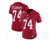Women's Nike New York Giants #74 Ereck Flowers Vapor Untouchable Limited Red Alternate NFL Jersey