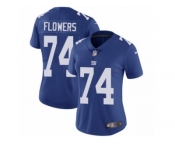 Women's Nike New York Giants #74 Ereck Flowers Vapor Untouchable Limited Royal Blue Team Color NFL Jersey