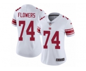 Women's Nike New York Giants #74 Ereck Flowers Vapor Untouchable Limited White NFL Jersey