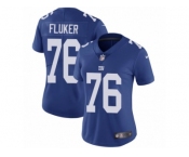 Women's Nike New York Giants #76 D.J. Fluker Vapor Untouchable Limited Royal Blue Team Color NFL Jersey