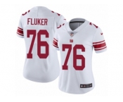 Women's Nike New York Giants #76 D.J. Fluker Vapor Untouchable Limited White NFL Jersey