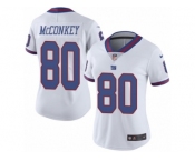 Women's Nike New York Giants #80 Phil McConkey Limited White Rush NFL Jersey