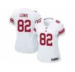 Women's Nike New York Giants #82 Roger Lewis Limited White NFL Jersey