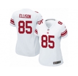 Women's Nike New York Giants #85 Rhett Ellison Limited White NFL Jersey